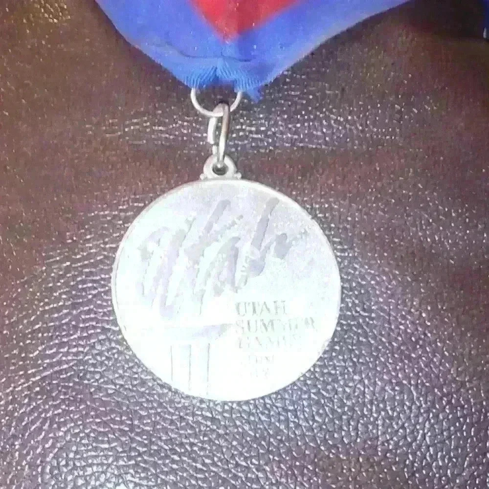 Utah Summer Games Medal Cedar City Red Blue Ribbon Olympics Sports Event… - Picture 4 of 6